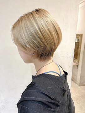 ブランロール 中目黒店(Blanl'or) 暗めカラーグランマッシュデザインカラーフェイスフレーミング