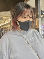 ヘアーアンドメイク ビス(HAIR&MAKE bis)&nbsp;チラ見せインナー☆ベビーピンク♪【多田　華歌】