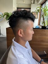 スープレックス ヘアーデザイン(SOUPREX HAIR DESIGN)&nbsp;柔らかモヒカンパーマ　20代 30代　40代 50代 60代 髪質改善