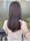 【MICHI 富田店 古作蓮】サラ艶水素カラー