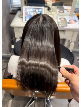 ナナシ(nanac) 髪質改善ストレート＋ニュアンスカット