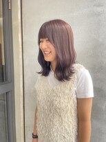 スイート ヘアデザイン(Suite HAIR DESIGN)&nbsp;【顔周りカットSayaka】ピンクブラウン