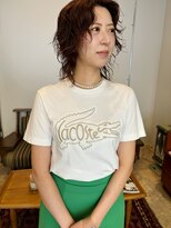 ヤーン(yearn) ウェーブウルフ×ピンクオレンジ(伏見/栄/名駅)