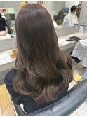 秋/マロンベージュ/透明感/艶髪