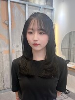 イオエ 梅田(ioe) ダブルカラー/大人ボブ/黒髪スタイル/髪質改善/縮毛矯正