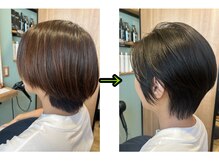 ヘアー ギャラリー ルピ(hair gallery Rupi)の雰囲気（お客様に最適なショート、ボブを提案いたします！お任せください）