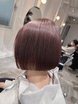 ストレータ バイ マリオ(Strata by mario)&nbsp;【mami】ピンクベージュ×ミニボブ