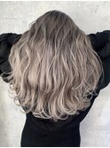 10代20代30代海外風ホワイトピンクベージュミディアムレイヤー