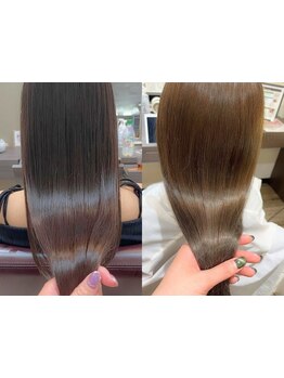 乾かすだけで艶々★自信を持っておススメする髪質改善トリートメントで補修と艶感UP♪指通りも柔らかに◎