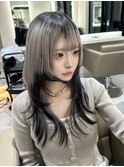レイヤーカット/ルーツカラー/シルバー/［名古屋駅/名駅］