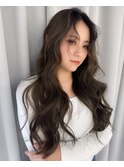 【打越】ロング×ダークグレージュ