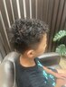 【メンズ&kids限定】カット+ヤリラフィーパーマ