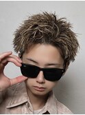 スパイキーショートアップバング渋谷道玄坂メンズショートカット