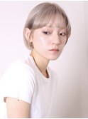似合わせカット20代30代40代ハイトーン小顔ショートボブ1206