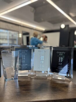 【KAMI CHARISMA◇2022~2024連続受賞】全国の美容室から精鋭サロンだけが選ばれる本コンテストを連続受賞◎