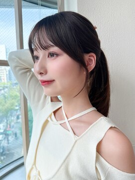 アフロート ディル(AFLOAT D'L) 大人ガーリーな似合わせカットで小顔に見える顔廻り