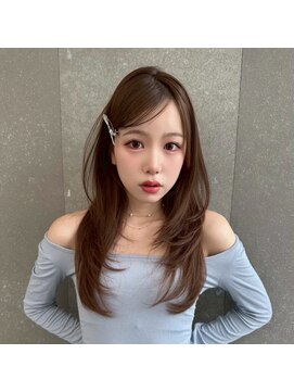 ロール 博多(Role) ブラウンカラー/レイヤーカット/透明感カラー