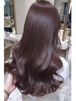 ケシキ 表参道 原宿(kesiki.)&nbsp;ミディアムレイヤー顔周りレイヤーハッシュカット韓国へア