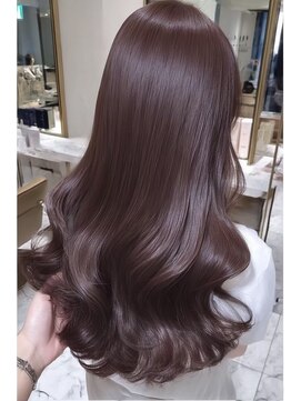 ケシキ 表参道 原宿(kesiki.) ミディアムレイヤー顔周りレイヤーハッシュカット韓国へア