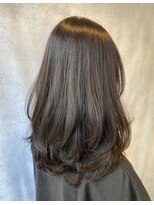 ヘアアンドメイク スタジオ ミムロ(HAIR&MAKE STUDIO MIMURO) 【すかないレイヤーカット】オリーブグレージュ・ワンカール巻き