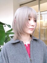 チクロヘアー(Ticro hair)&nbsp;@nkkn15 white blonde