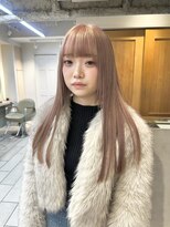 テトラ バイ ネオリーブ 横浜西口店(tetra by neolive)&nbsp;ピンクベージュダブルカラーケアブリーチ横浜