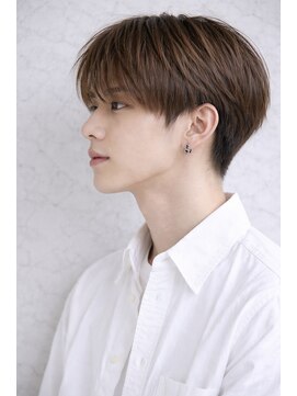 メンズヘア専門MA-IKI本厚木髪と頭皮改善サロン【4月16日 NEWOPEN(予定)】 ナチュラルマッシュ 横顔シルエット / メイキー本厚木