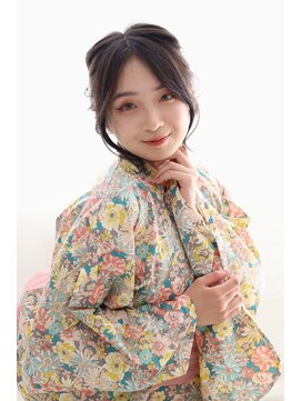 ヘアリゾート バレンタイン(hair+resort valentine) 10代20代30代/ヘアセット/ふわふわツインお団子/ヘアアレンジ