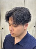 ツイストスパイラル/サーフカール/センターパート