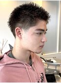 スパイキーボウズ/束感ショート/テーパーフェード/千葉駅◎RYO