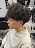 MEN’S HAIR/波巻きツイストスパイラル/リバースセンターパート