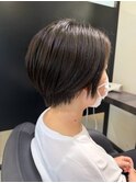 ショートカット/レイヤーカット/小顔ヘア/ハンサムショート