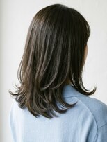 アントワープトーキョー(antwerp TOKYO)&nbsp;30代40代外ハネミディアムレイヤー髪質改善酸性ストレート