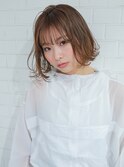 [Ravo]＊シースルーバング×ベージュカラー＊THROWカラー