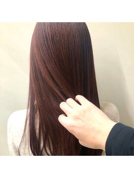 ジーナ 札幌(Zina) 【Zina札幌】イメチェン毛先パーマ耳かけ×フォギーベージュ