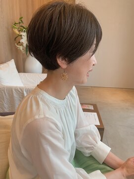 トップヘアーヒルズ 安城(TOP HAIR HILLS) 大人ショートスタイル/ニュアンスカラー/グレーベージュ