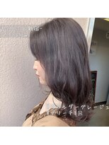 ワット 新宿店&nbsp;【Wワット新宿Satomi】色落ち可愛いラベンダーグレージュ