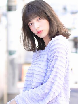 グランド(GRAND) 藤波・前髪 /ココアブラウン/大人かわいい/20代30代40代/表参道