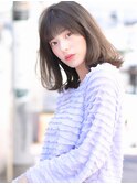 藤波・前髪 /ココアブラウン/大人かわいい/20代30代40代/表参道
