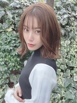 アンブル リュクス 池袋(amble luxe)&nbsp;前髪/くびれ/イヤリングカラー/イメチェン/ラベンダーカラー