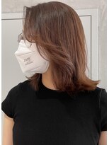 ヨーク(YOKE)&nbsp;【 YOKE 】アプリコットブラウンくびれヘアヨシンモリ韓国