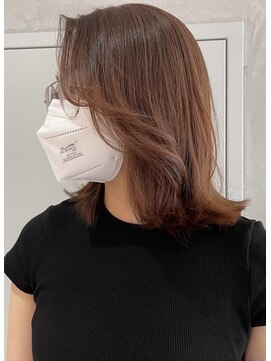 ヨーク(YOKE) 【 YOKE 】アプリコットブラウンくびれヘアヨシンモリ韓国