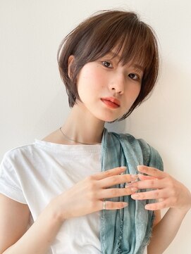 ハピネス 王寺店(Happiness) 大人可愛い 20代30代40代 ショートボブ 丸みショート
