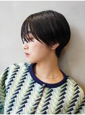 シースルーショート/ハンサムショート/マッシュショート