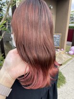 ヘアプロデュース ムース(Hair Produce MU SU) グラデーションピンク