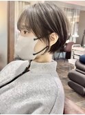 ショートカット×ひし形ショートボブ×前髪あり20代30代40代