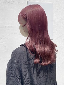 アルコイリスバイドールヘアー(ARCOIRIS by Dollhair) 都島/ハイトーン/くびれ巻き/ピンクカラー