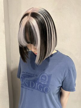 ペレ 梅田(PELE) 前髪/アンブレラカラー/こなれミディ/イメチェン/ウェーブパーマ