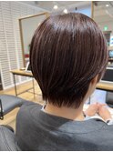 秋冬おすすめ艶髪パープルマッシュ