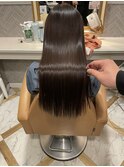 髪質改善縮毛矯正ダブルカラーブリーチなしレイヤーカット美髪